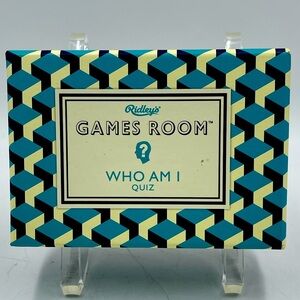 Ridley's Games Room: Quiz “Who Am I”
140 Trivia Question Cards Designed
Age 8 Up